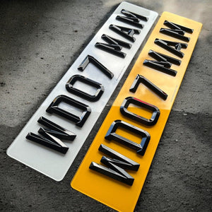 Retro 4D Number Plates | Classic Meets Modern | Creata Plate