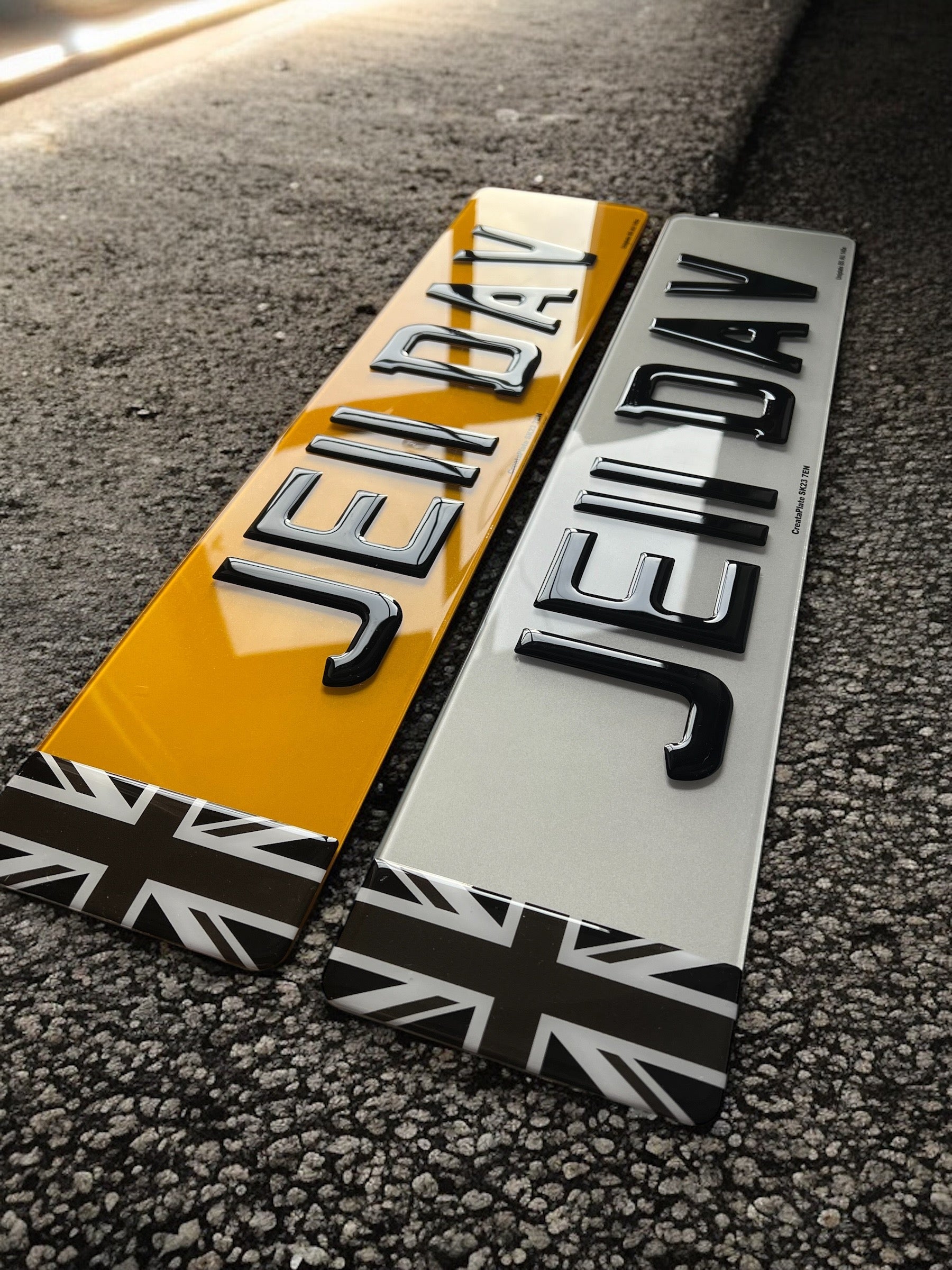 3D Gel Number Plates – Road Legal