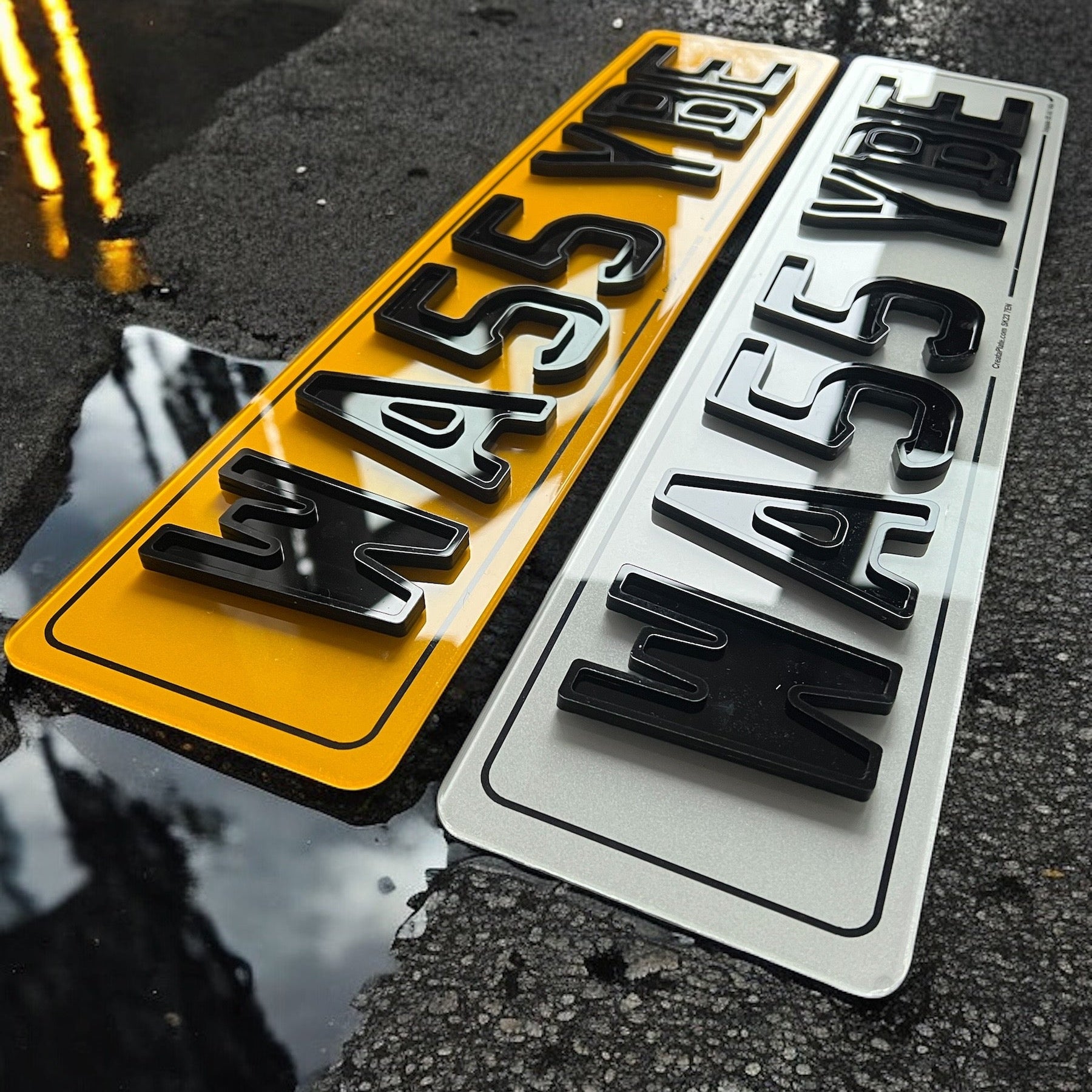 4D Outline Acrylic Plates