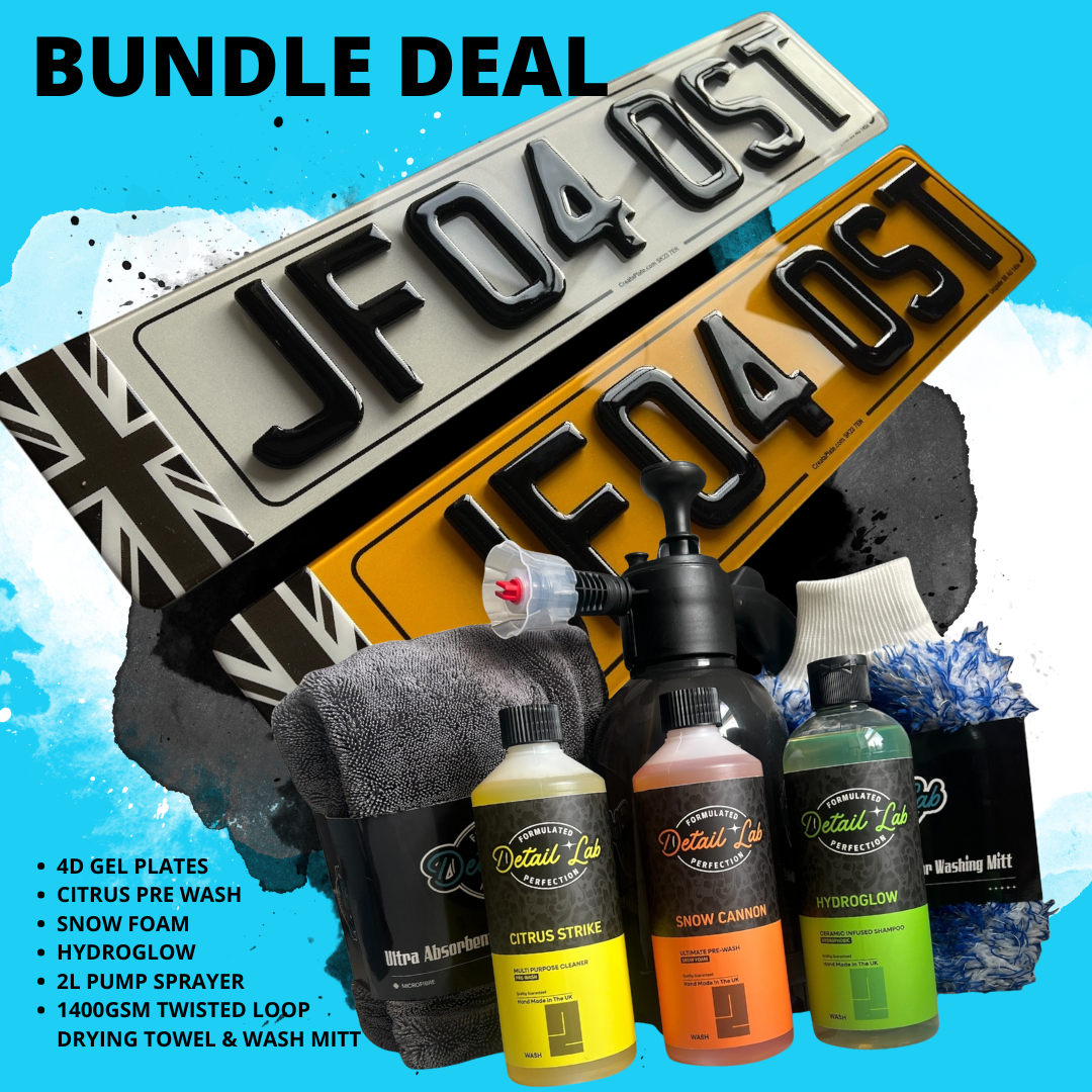 4D GEL Number Plates & Detail Lab Bundle