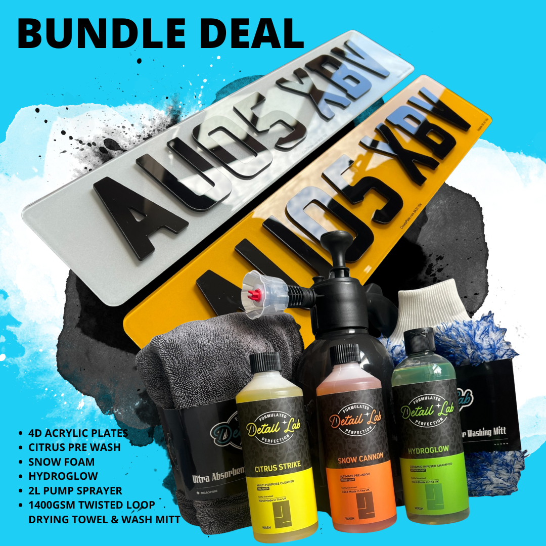 4D Acrylic Number Plates & Detail Lab Bundle
