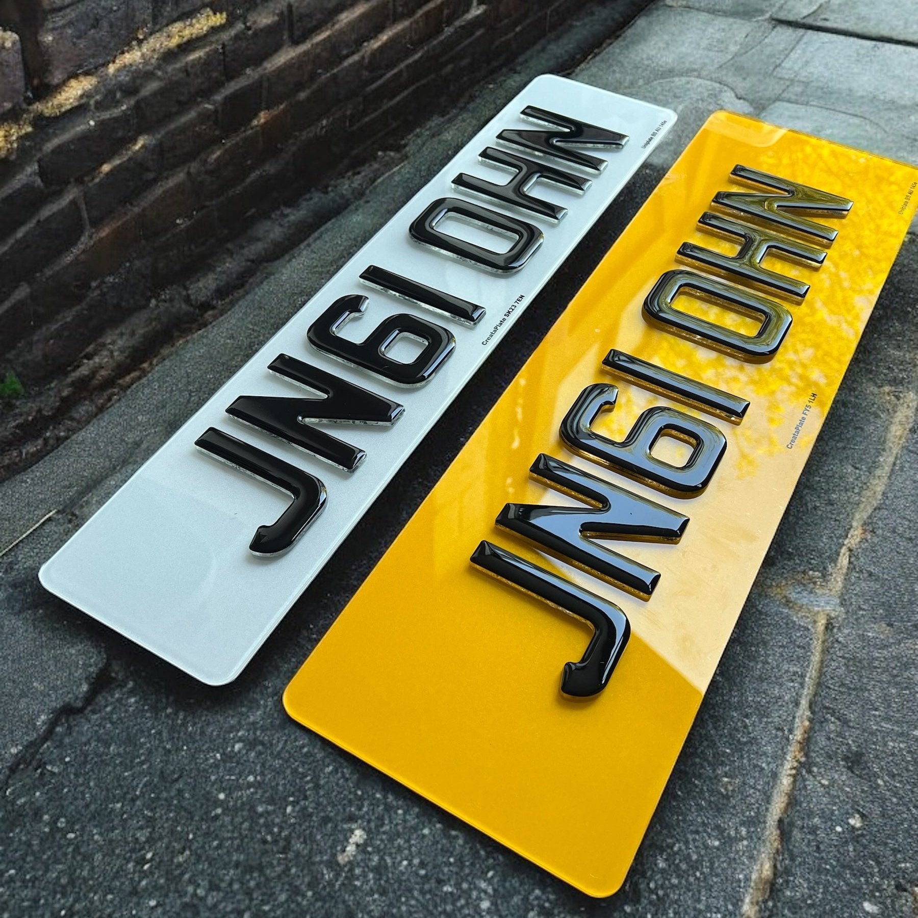 Creata Plate 3d Gel Number Plates