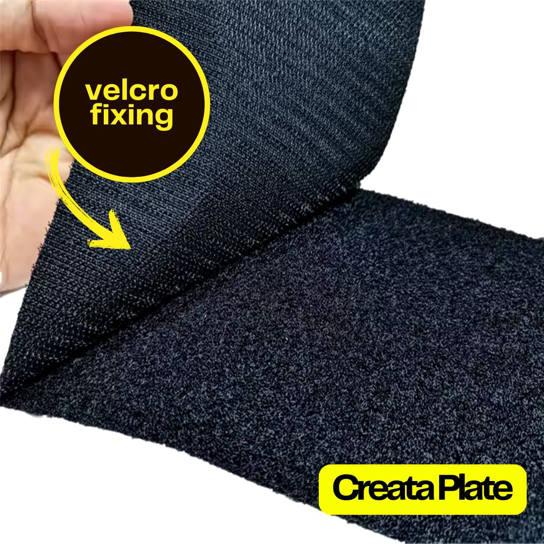 Fixings: Velcro Number Plate Fixing