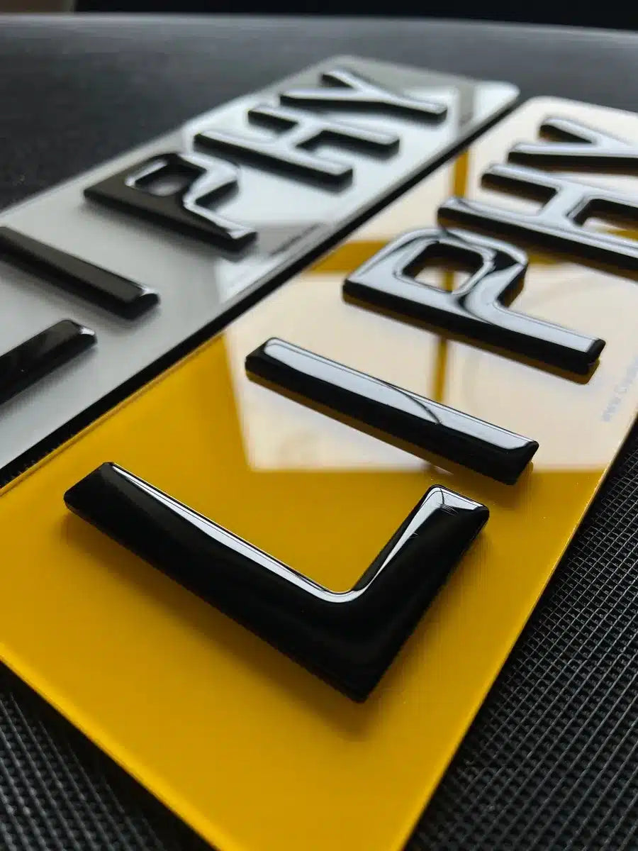 SHORT 5 / 6 DIGIT 4D GEL ACRYLIC PLATES (PAIR)