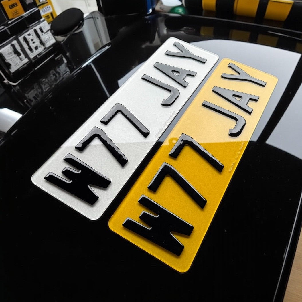 3D GEL PLATES SHORT 6 DIGIT (PAIR)