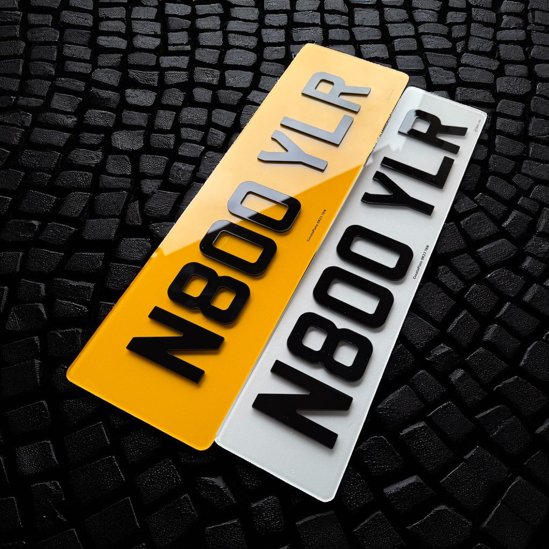 Range Rover 4D Front and Rear Acrylic Number Plates